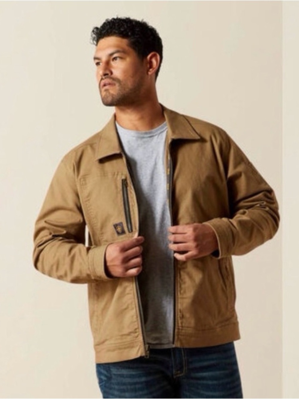 Ariat Rebar Men’s Khaki Utility Jacket - Size XL Excellent Condition